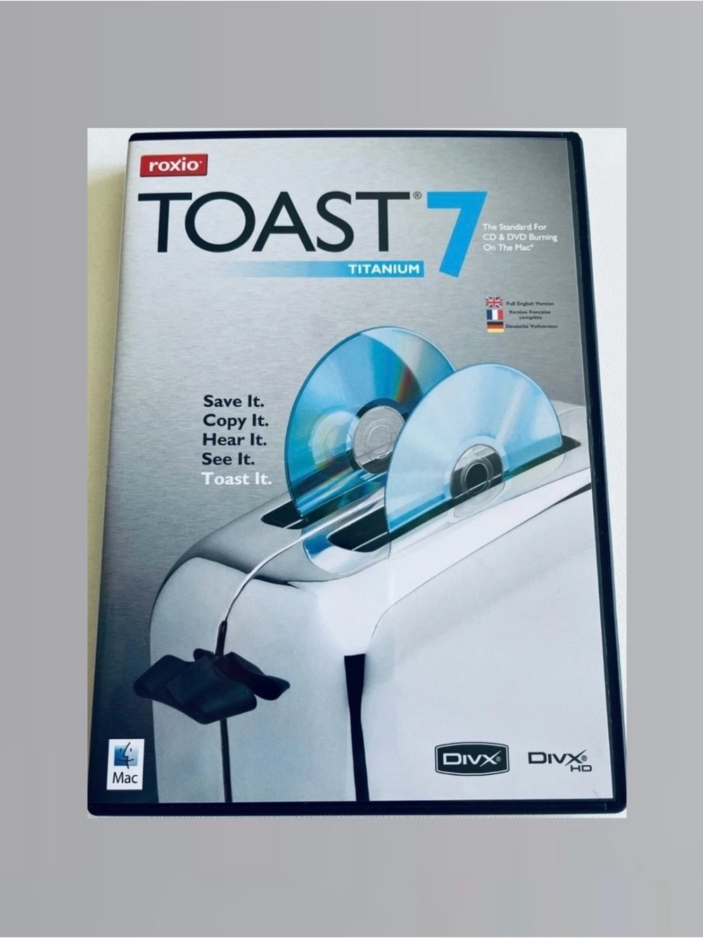 Roxio Toast 7 Titanium Software - Lifetime Key for Mac